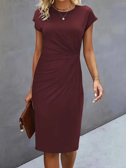 EP | Robe midi avec noeud sur le devant pour femme