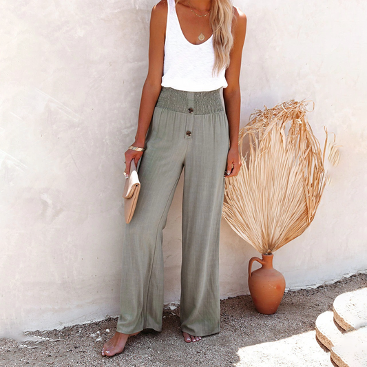 ND | Pantalon ample à taille haute