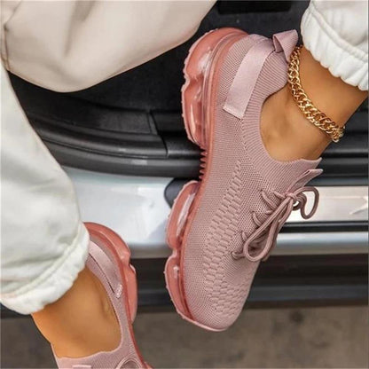 ND | Baskets décontractées avec semelle transparente et lacets