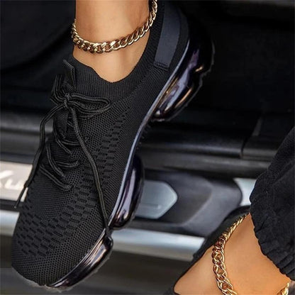 ND | Baskets décontractées avec semelle transparente et lacets