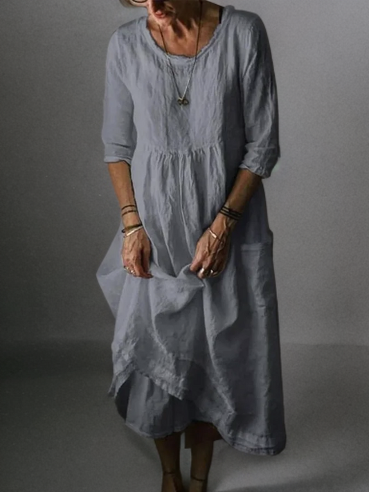 EP | Robe longue en lin Casual