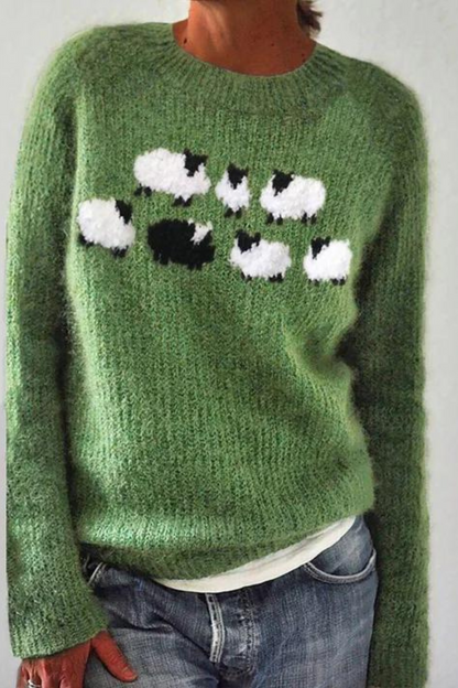ND | Pull en maille Fuzzy Sheep