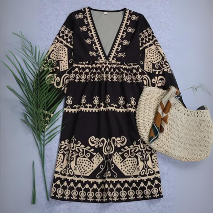 ND | Confortable robe d'été à l'imprimé bohème