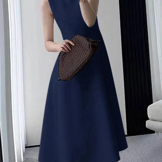 EP | ZANZEA Casual O-cou réservoir robe midi femme élégante robe d'été solaire