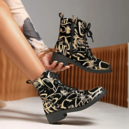 2024 Hot Sale Ladies Shoes Side Zipper Women's Boots Fashion Plus Size Modern Boots Women New Crystal Round Toe Mid-Calf Boots