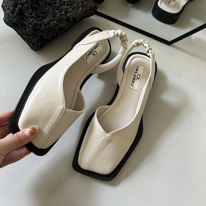 EP | Sandales Femme Garterized Strap Moderne