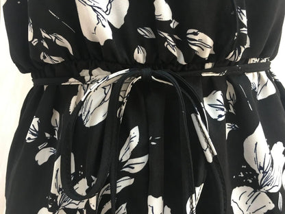 EP | Jumpsuit à fleurs et taille haute
