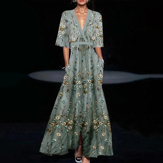 EP | Maxi-robe élégante avec motif floral