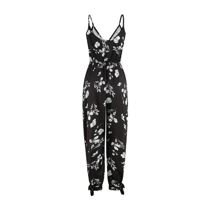 EP | Jumpsuit à fleurs et taille haute