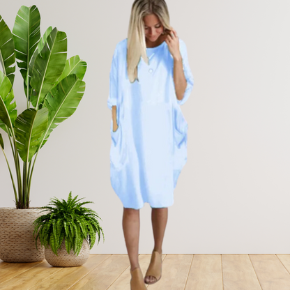 EP | Robe à larges poches et manches longues