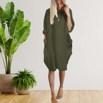 EP | Robe à larges poches et manches longues