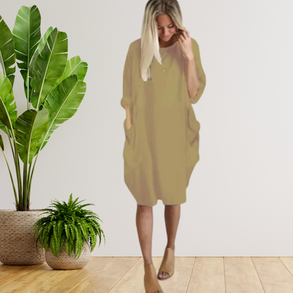 EP | Robe à larges poches et manches longues