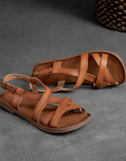 ND | Sandales légères en cuir