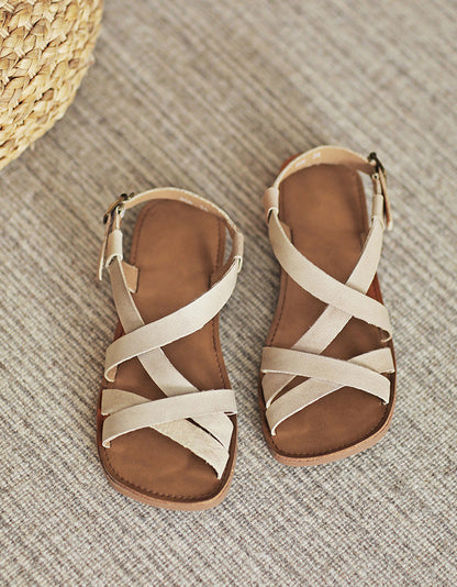 ND | Sandales légères en cuir