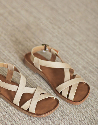 ND | Sandales légères en cuir
