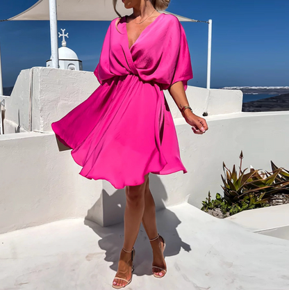 EP | Mini-robe d'été chic à taille haute