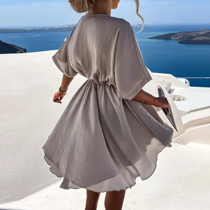 EP | Mini-robe d'été chic à taille haute