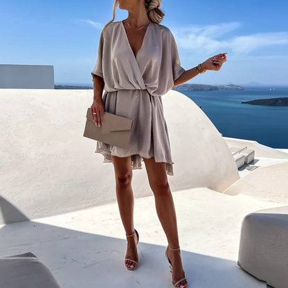 EP | Mini-robe d'été chic à taille haute
