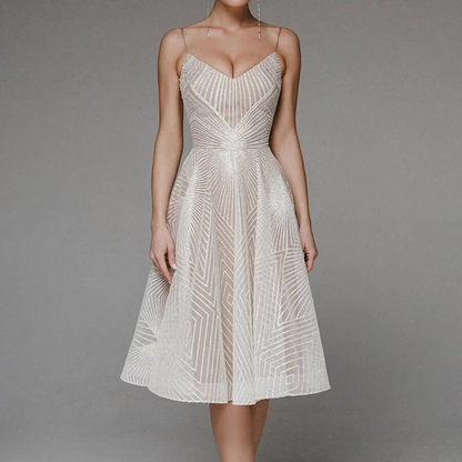 EP | Robe midi élégante imprimée