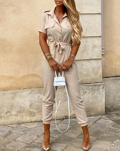 ND | Avec ceinture et manches courtes