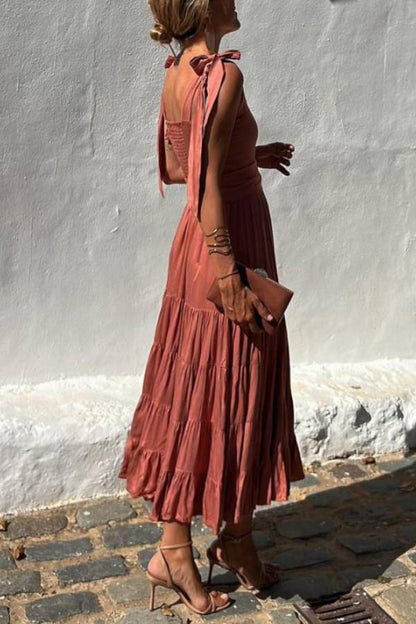 EP | Robe midi en carreaux Rocio