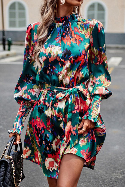 EP | mini robe verte élégante pour femmes