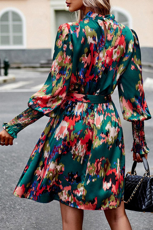 EP | mini robe verte élégante pour femmes