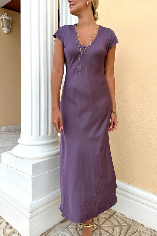 EP | Evase Robe midi en satin