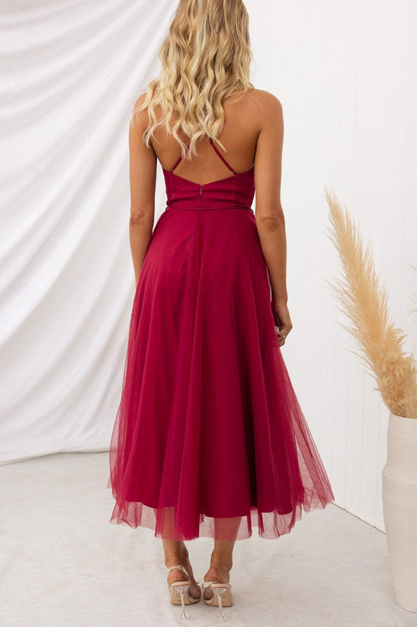 EP | Robe bustier midi en tulle