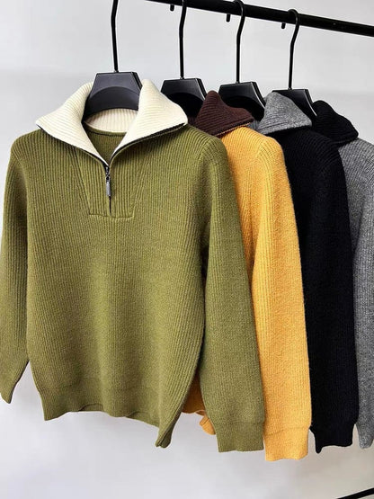 EP | Pull à col mi-zip