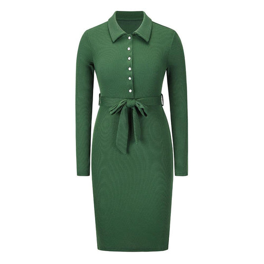 EP | Robe mi-longue en tricot-pull