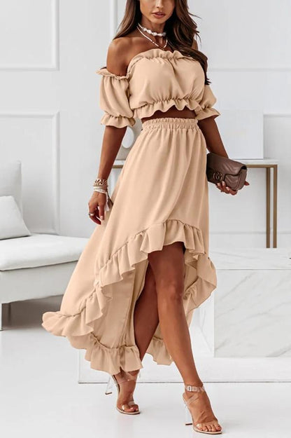EP | Combinaison robe midi sans épaules