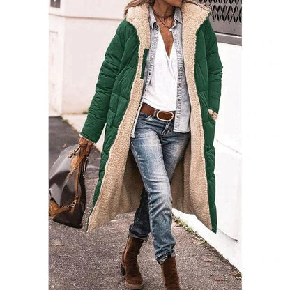 EP | Veste tampon longue réversible (avec capuche)