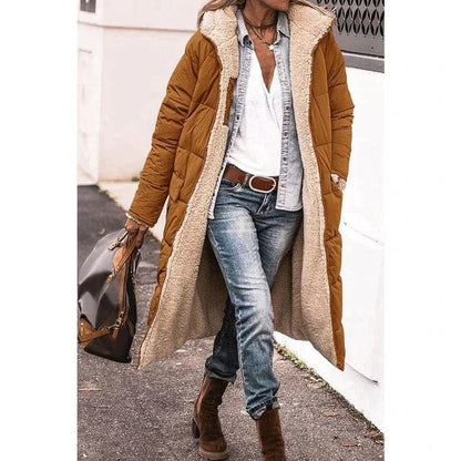 EP | Veste tampon longue réversible (avec capuche)