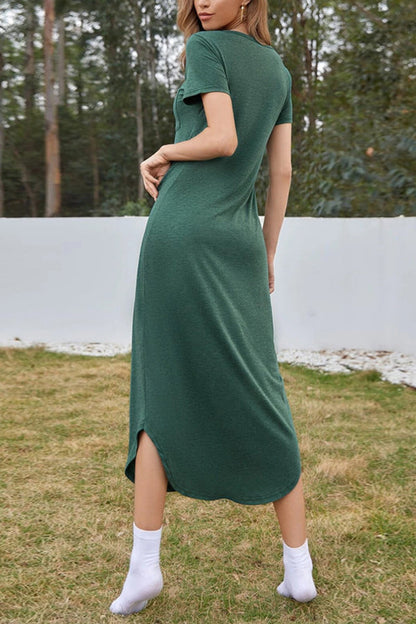 EP | Sexy Fashion Robe de plage Ourlet irrégulier Robe midi