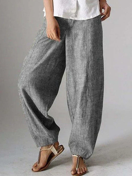 ND | Pantalon simple et décontracté uni
