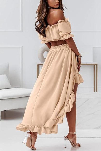 EP | Combinaison robe midi sans épaules