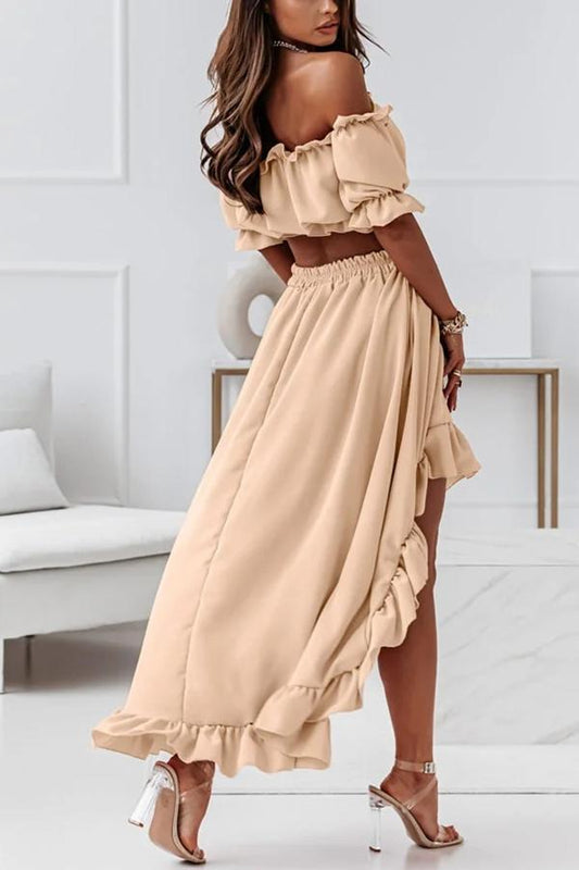 EP | Combinaison robe midi sans épaules