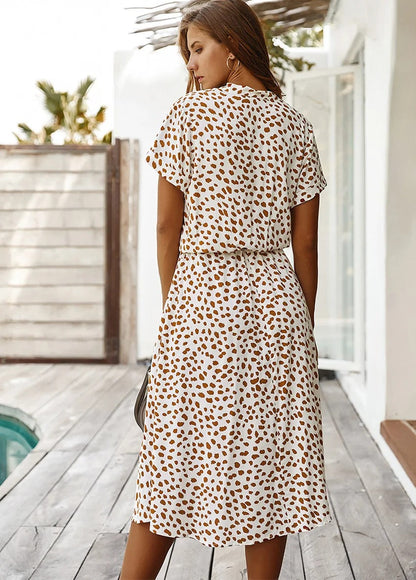 EP | robe midi ample pour femme avec ceinture