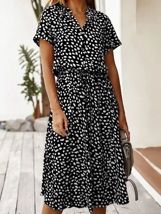 EP | robe midi ample pour femme avec ceinture
