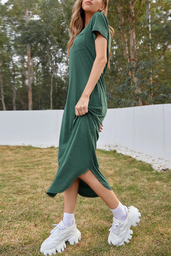 EP | Sexy Fashion Robe de plage Ourlet irrégulier Robe midi