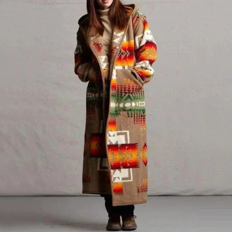 EP | Manteau long style ethnique