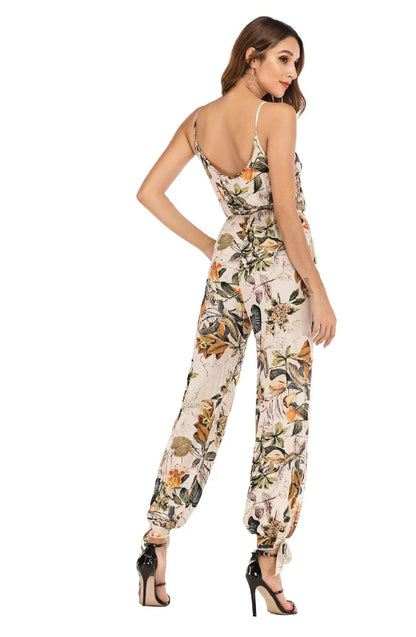 EP | Jumpsuit à fleurs et taille haute