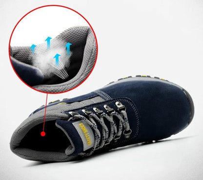 EP | Bottes en cuir avec embout en acier et protection en fer