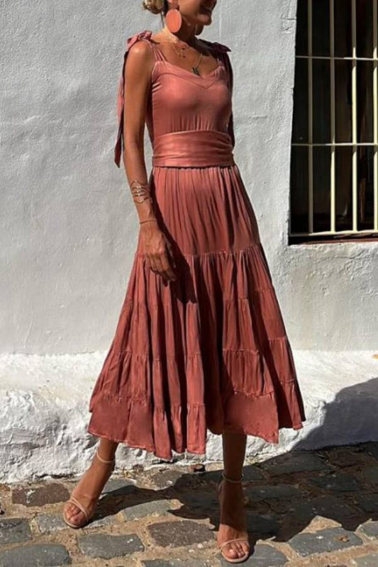EP | Robe midi en carreaux Rocio