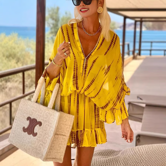 EP | Mini-robe chic avec haut décolleté en V