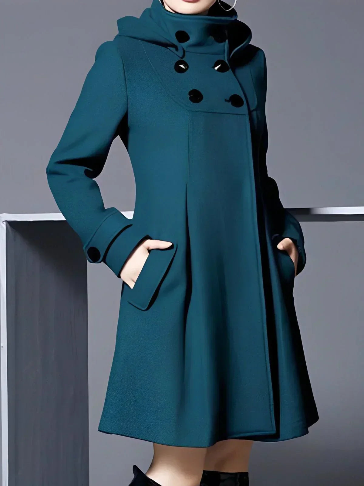 EP | robe-manteau avec écharpe à capuche