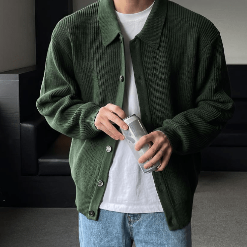 EP | Veste en tricot avec revers