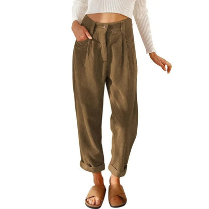 EP | Pantalon taille haute et jambes larges