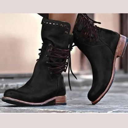 EP | Bottes à lacets vintage Combat Boots
